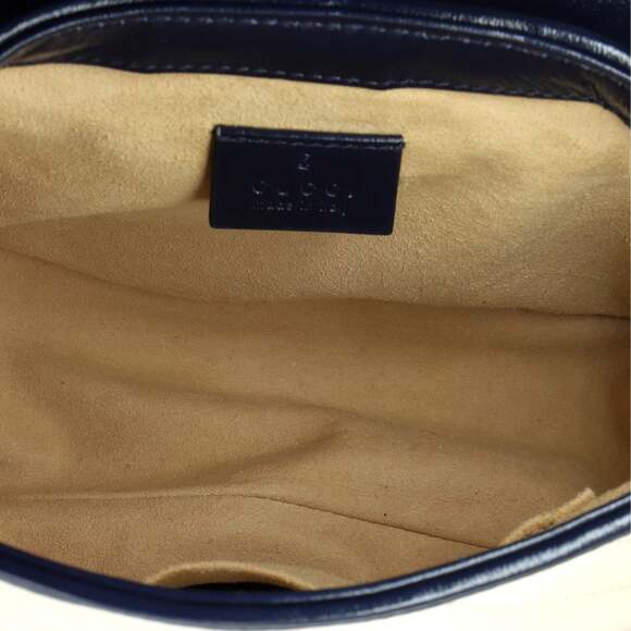 Gucci Gg Marmont Top Handle Flap Bag #124871G10B - Picture 6 of 9